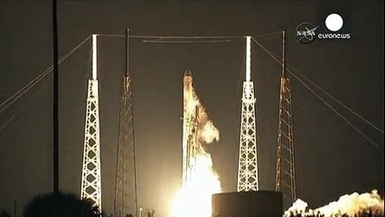 Liftoff for SpaceX Dragon on its way to ISS