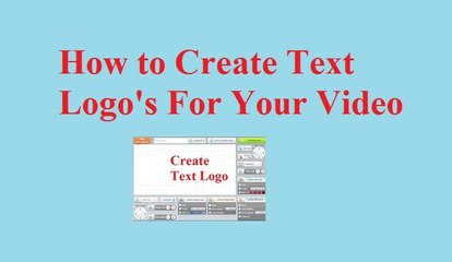 Which Software is best for Creating Text Logo and How?