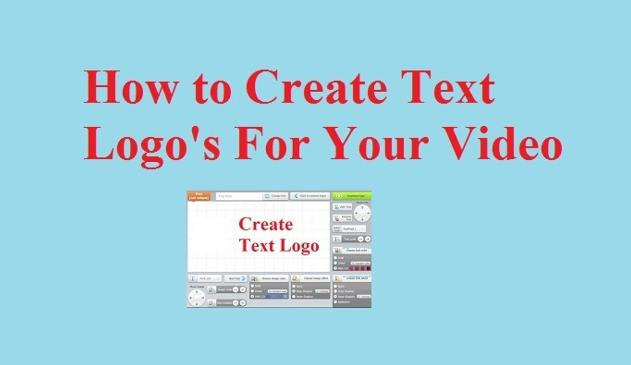 Which Software is best for Creating Text Logo and How?