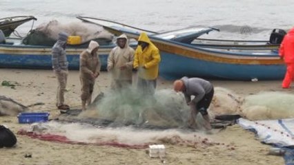 Huda" Fırtınası Gazzeli Balıkçıların Yüzünü Güldürdü