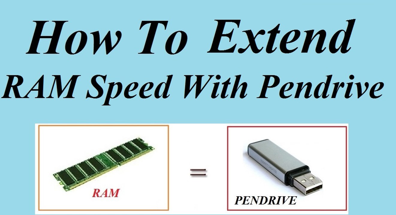 How to Extend Memory Ram with PenDrive