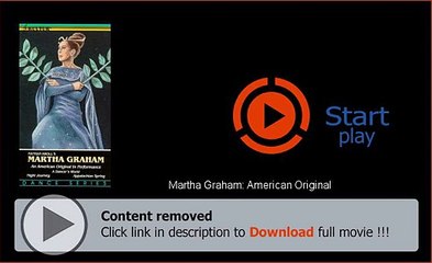 Martha Graham: American Original HD Watch Online