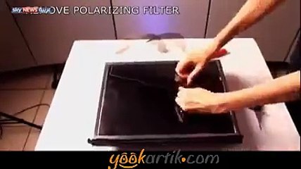 Ekrana gözlük ile bakmak. Çok enteresan, nasıl oldu bu?