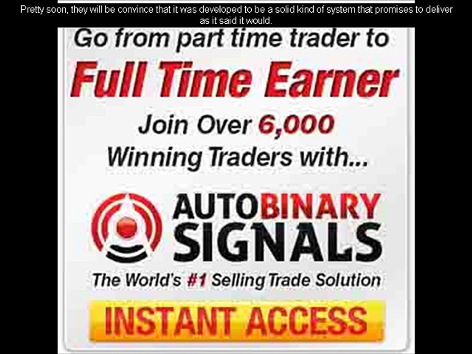 Auto Binary Signals Reviews – Successful Binary Option Trading