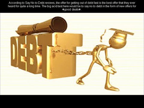 Say No to Debt Reviews – Debt Management Companies UK