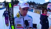 Interview Pinturault - 2nd du Géant d'Adelboden