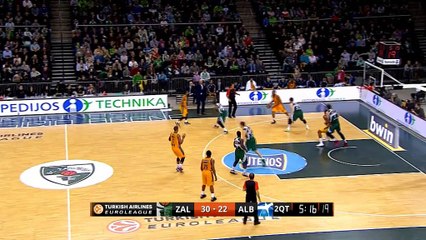 Eurolega, Gudaitis che stoppata su McLean!