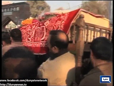 Dunya News - Rawalpindi: Imam Bargah blast victims' funerals held