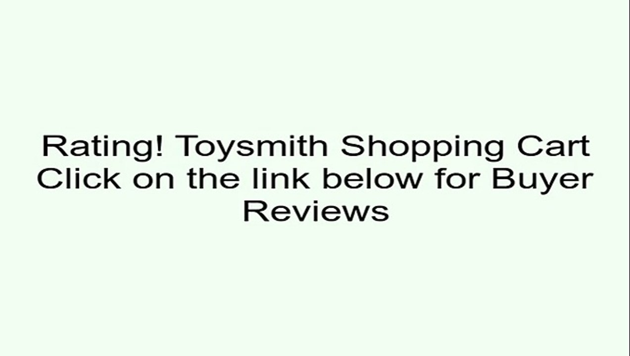 Toysmith Shopping Cart Review