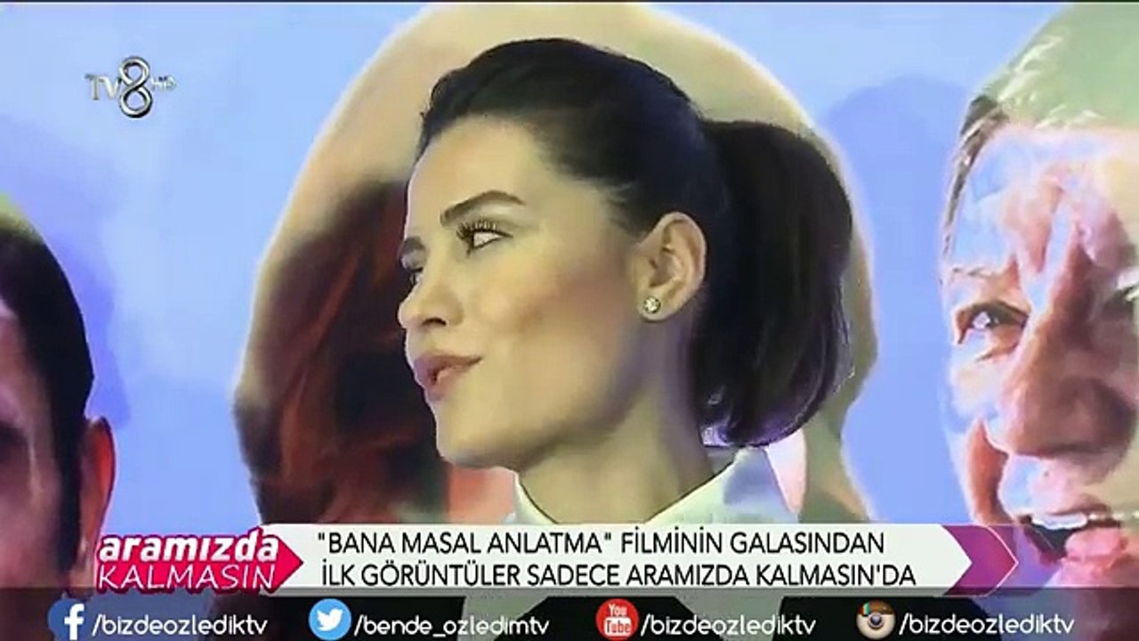 Bana Masal Anlatma Gala gecesi röportaj