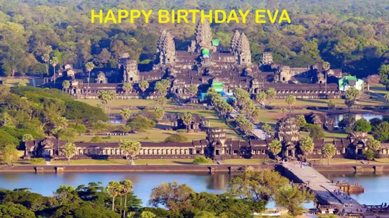 Eva Landmarks   Lugares Famosos - Happy Birthday