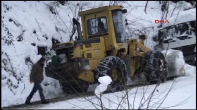Çaykara'da Hes İnşaatına Çığ Düştü: 1 Ölü, 4 Kişi Kar Altında