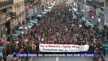 Les manifestations en hommage aux victimes de Nantes et Marseille