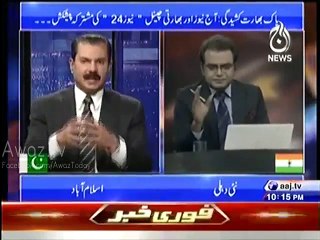 Shahid Latif Gives Shut-up Call to Indian Anchor in a Live Show