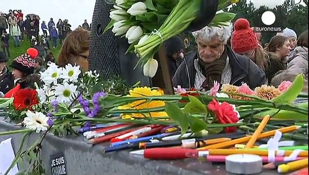 گردهمآیی های بزرگ در گرامیداشت قربانیان حمله های تروریستی در پاریس