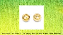 IceCarats Designer Jewelry 14K Madi K Polished Diamond-Cut 10Mm Button Post Earrings Review