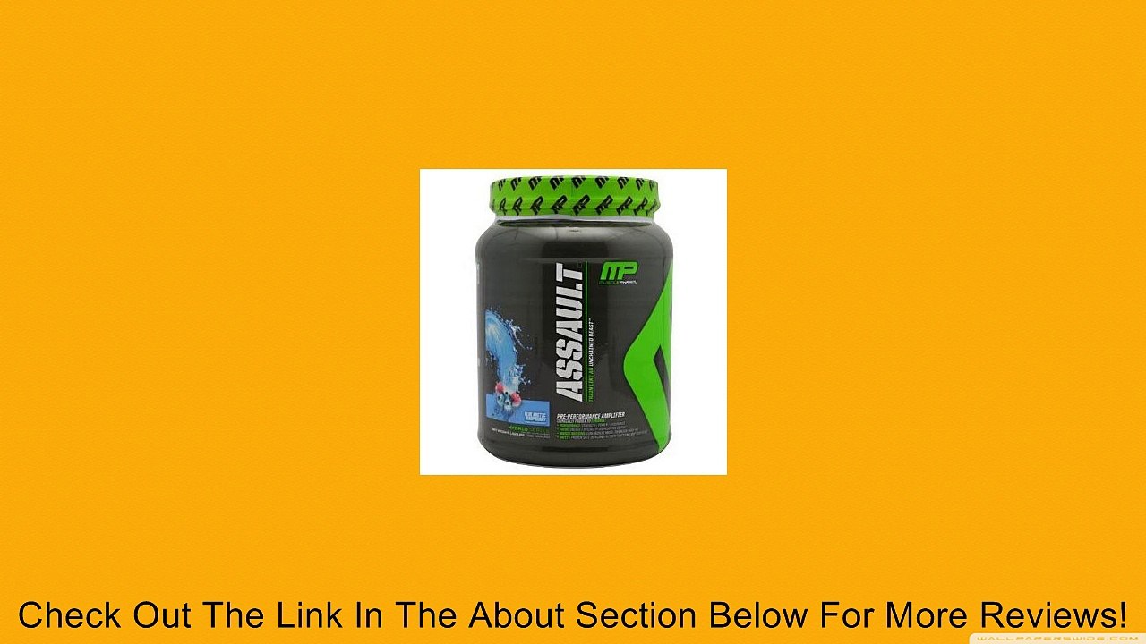 MusclePharm Assault 32sv Raspberry Lemonade Review
