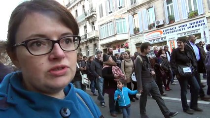 Marche à Marseille "Je suis Charlie"  partie1