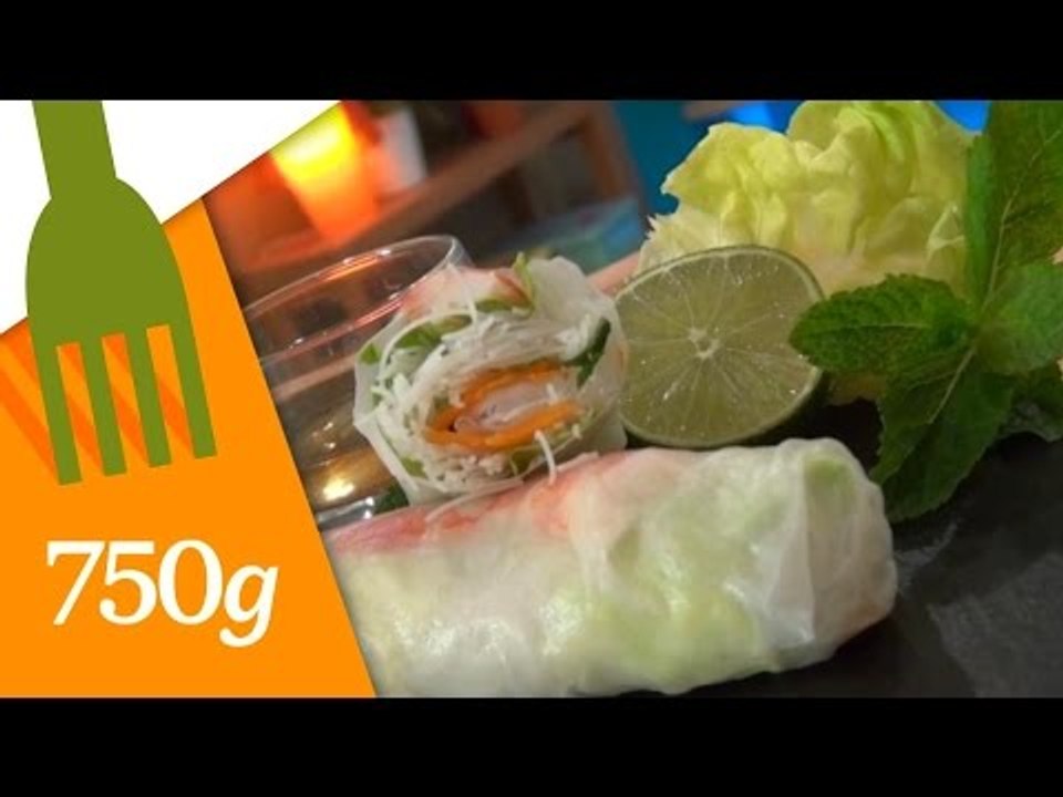 Recette des Rouleaux de printemps - 750 Grammes