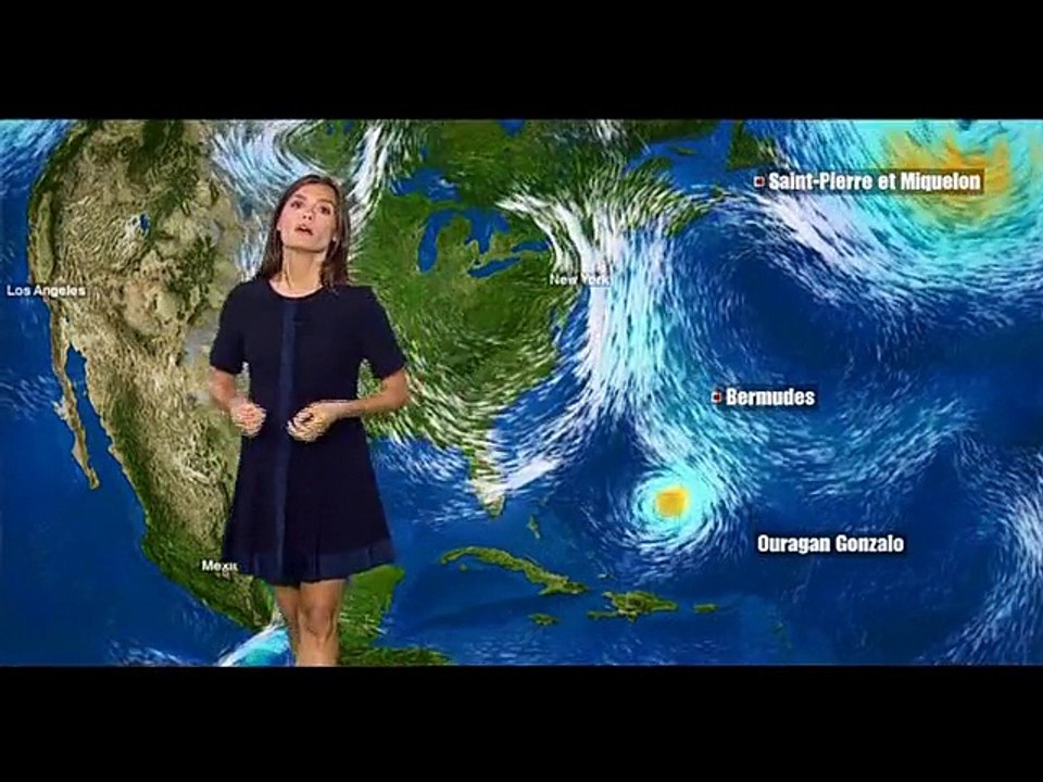 2014 10 16 - TANIA YOUNG - FRANCE 2 - LA METEO