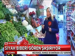 Tohumu Arjantin'den gelen Siyah Biberi gören gözlerine inanamıyor