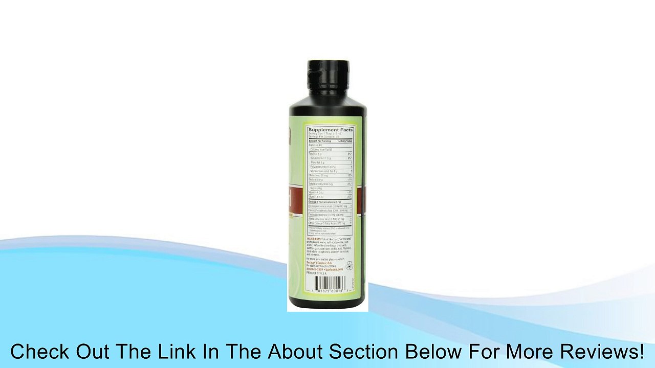 Barlean's Mango Peach Fish Oil Omega Swirl Review