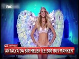 Antalya'da Lindsay Ellingson ile 200 Rus mankenden İlkbahar yaz defilesi