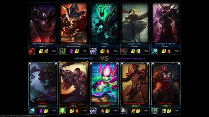 LOL replay Origen Xpeke Kassadin vs Jayce FastGame