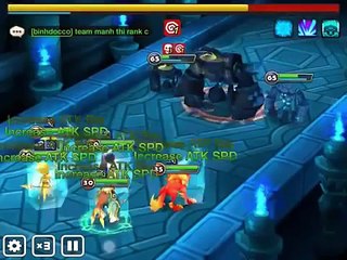 Summoner wars  Boss B10 Giant with normal team  Rakshasa, Garuda, Inu