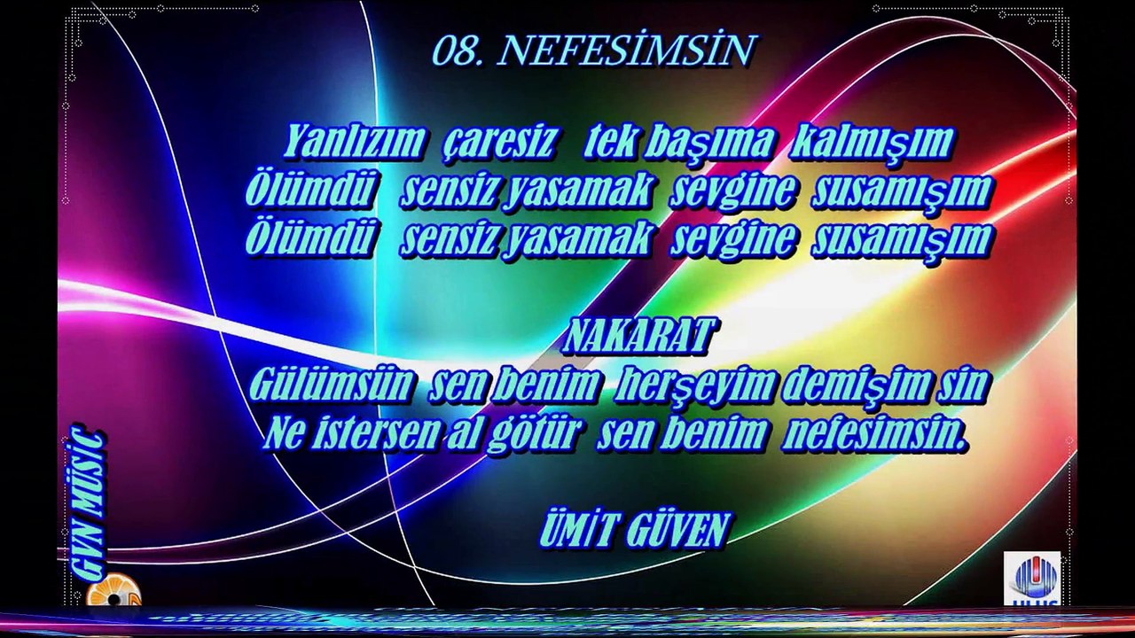 08. ÜMiT GüVeN  NeFesimsin 2015