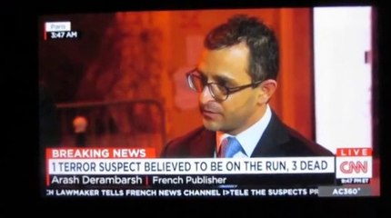 Interview de Arash Derambarsh avec Anderson Cooper sur CNN
