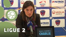 Conférence de presse Clermont Foot - Stade Lavallois (0-0) : Corinne DIACRE (CF63) - Denis ZANKO (LAVAL) - 2014/2015