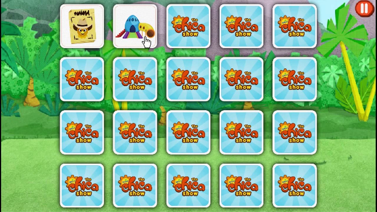 Chica Show Match Up with Bunji Cartoon Animation Sprout PBS Kids Game Play Walkthrough