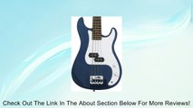 Crescent EB46-BCM Electric Bass Guitar Starter Kit, Blue Chrome Metallic Review