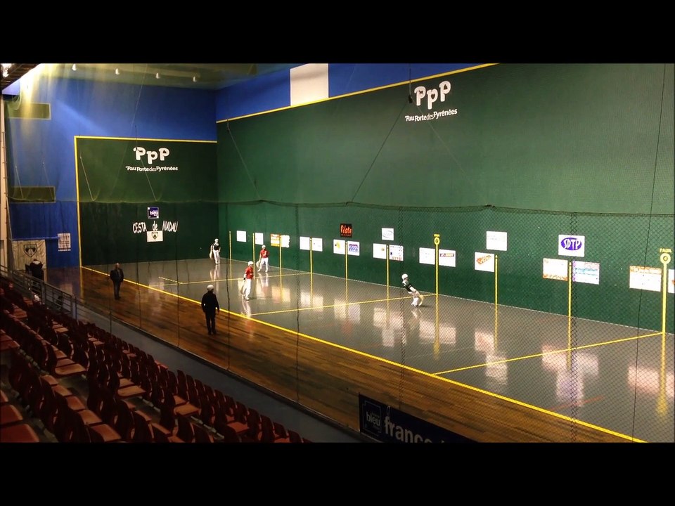 Cesta Punta: Pau (Olharan-Itoiz) contre Bidart (Zabaleta-Hirigoyenberry)