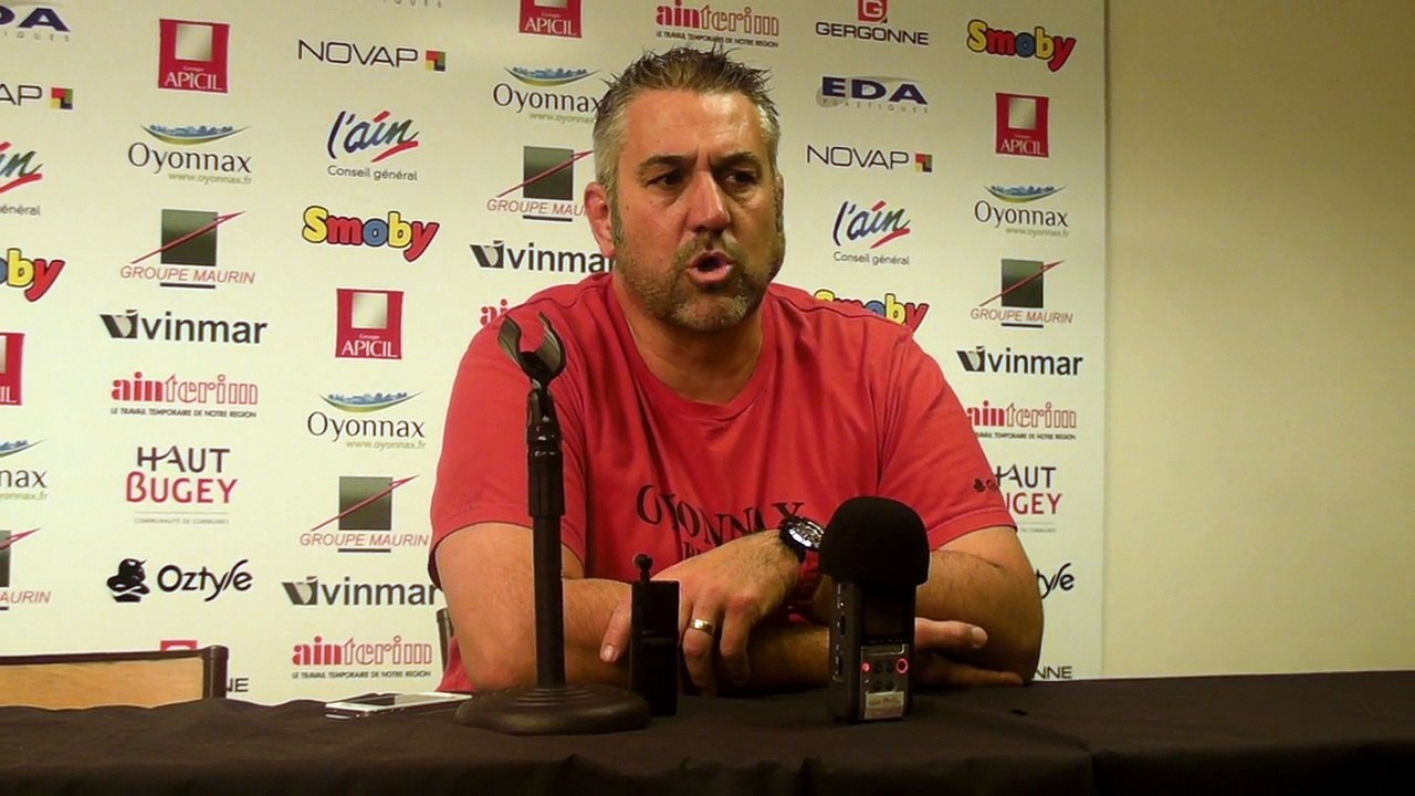 Rugby Top 14 - Christophe Urios réagit après Oyonnax - Montpellier 2e partie