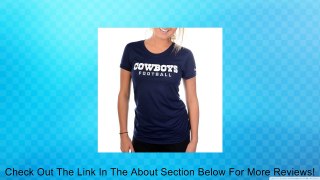 Dallas Cowboys Dri-Fit Navy Legend Wordmark Womens Nike T-Shirt Size: L Review