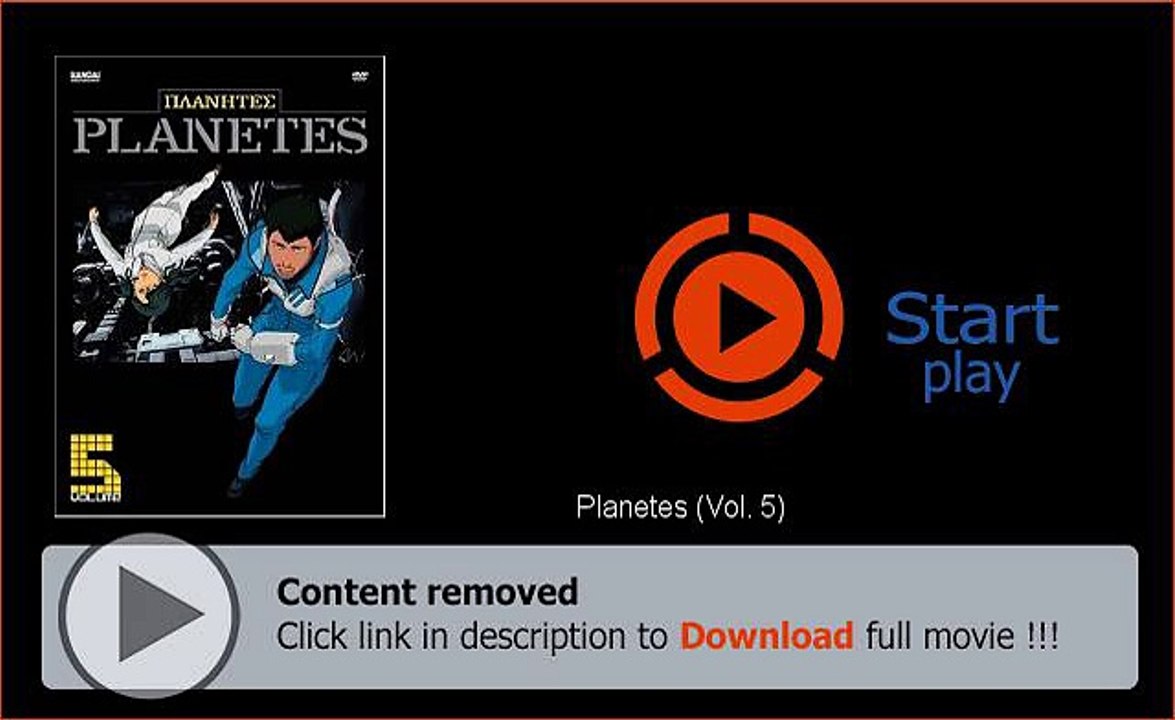 Download Planetes (Vol. 5) Movie Divx