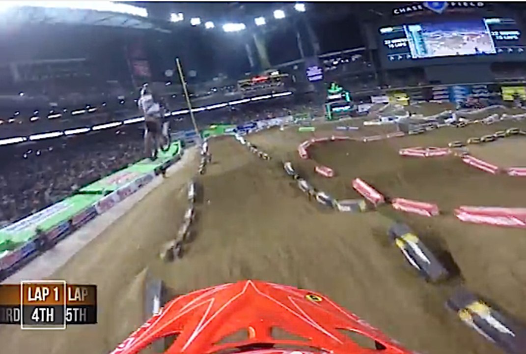 GoPro HD: Jessy Nelson Main Event 2015 Monster Energy Supercross from Phoenix