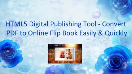 How to convert PDF to online flip book with digital publishing tool