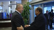 Çavuşoğlu, Moritanya Dışişleri Bakanı Teguedi ile Bir Araya Geldi