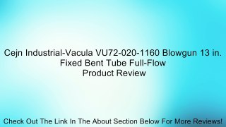 Cejn Industrial-Vacula VU72-020-1160 Blowgun 13 in. Fixed Bent Tube Full-Flow Review