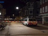 Beelden: Politie zet straat af na steekpartij Stad - RTV Noord