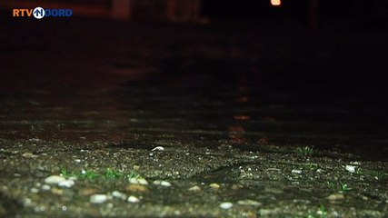 Kades Lauwersoog deels onder water - RTV Noord