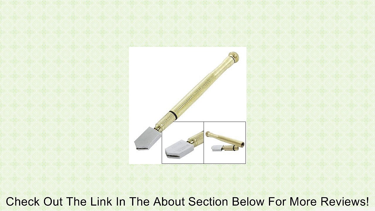 Golden Antislip Handle Steel Blade Oil Feed Glass Cutter Tool Review
