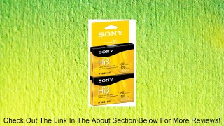 Sony P6120HMPR/2C 2-Pack 120-Minute Hi8 Tape with Hangtab Review