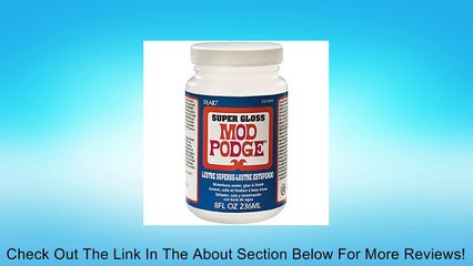 Plaid:Craft  Mod Podge Super Thick Gloss-8oz Review