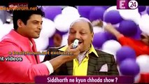 Siddharth Ne Kaha Serial Ko Alvida ! – Balika Vadhu - 11thJan2015