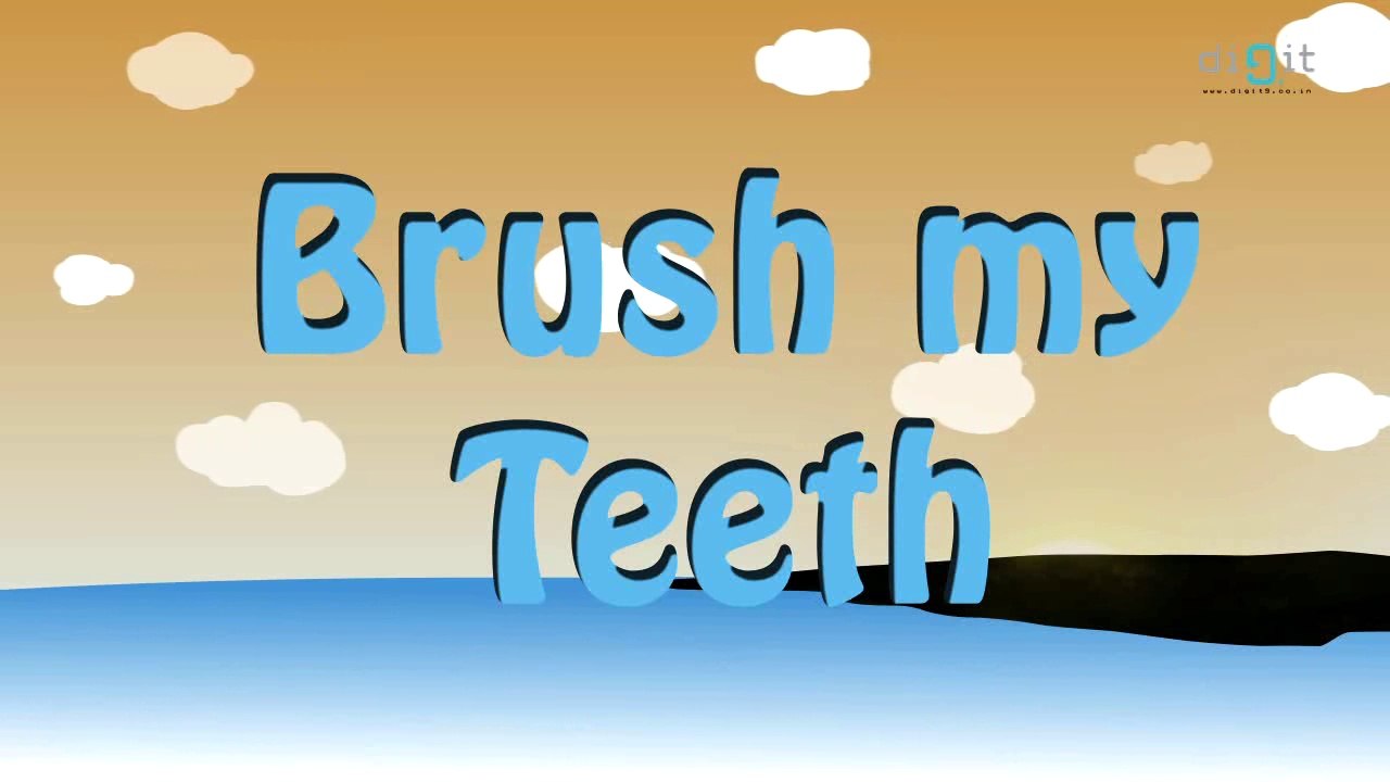 Brush My Teeth Animated Nursery Rhyme For Kids video Dailymotion