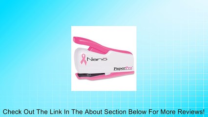 PaperPro Nano Miniature Stapler, 12 Sheet Capacity, Pink, EA - ACI1888 Review